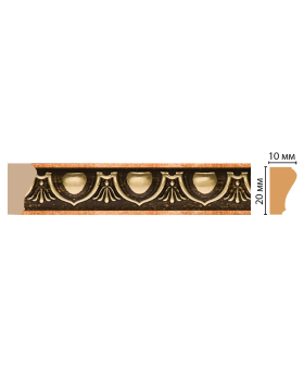 Цветной молдинг Decomaster 103D-57 (20*10*2400)