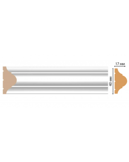 Цветной молдинг Decomaster D002-114 (40*17*2400)
