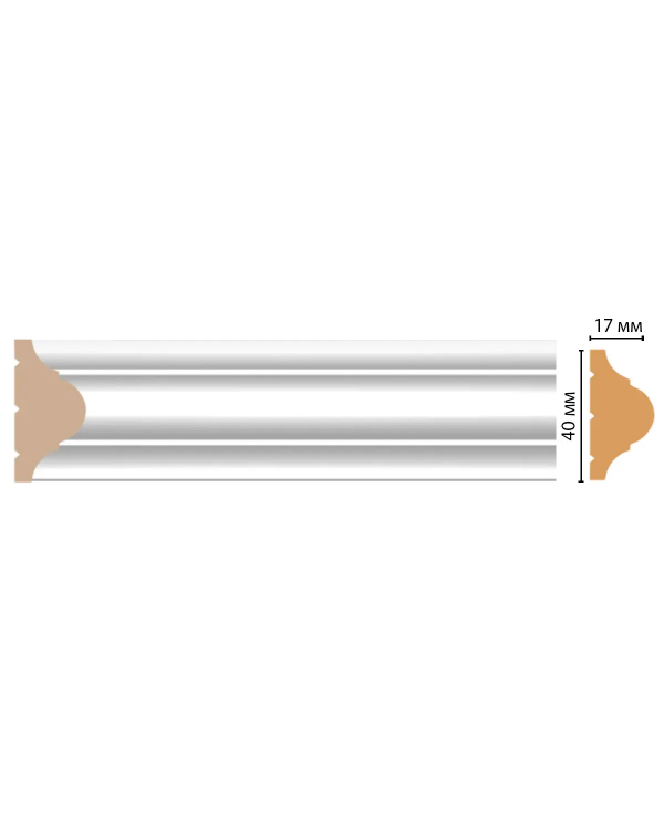 Цветной молдинг Decomaster D002-114 (40*17*2400)