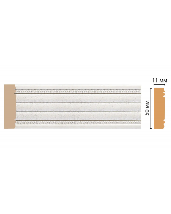 Цветной молдинг Decomaster 156-42 (50*11*2400)