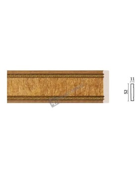 Молдинг средний Decor Dizayn 156-4 Полистирол 2400*50*11 мм