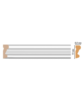 Цветной молдинг Decomaster D007-114 (19*8*2400)