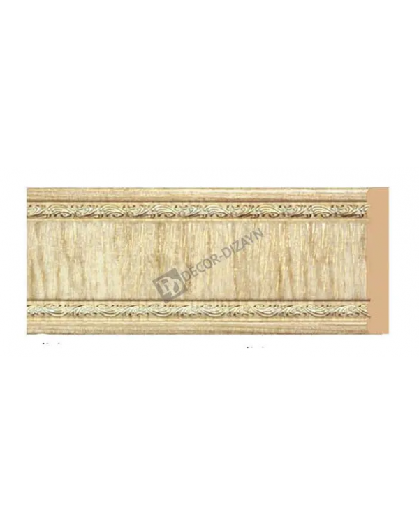 Молдинг средний Decor Dizayn W1080-IV Полистирол 2400*80*9 мм