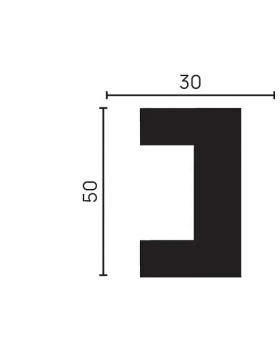 Молдинг Decor Dizayn 613 Полистирол 3000*50*30 мм-foto6