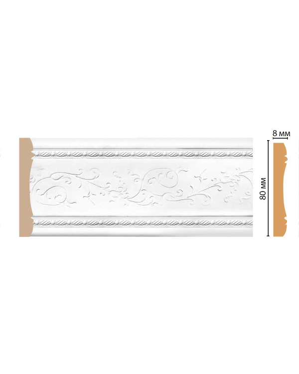 Цветной молдинг Decomaster 184-16 (80*8*2400)