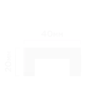 Декоративная рейка Hiwood LB40 Фитополимер 2000*40*20 мм-foto6