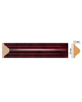 Цветной молдинг Decomaster D001-62 (26*13*2400)
