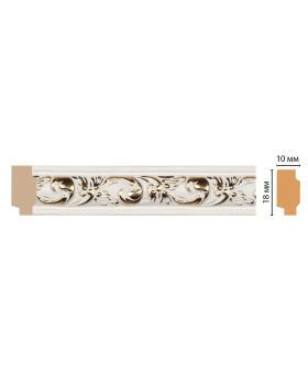 Цветной молдинг Decomaster 158-54 (18*10*2400)