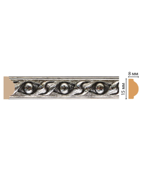 Цветной молдинг Decomaster 130-44 (15*8*2400)