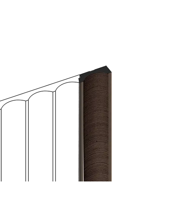 Финишный молдинг Hiwood LF139B Фитополимер 2700*34*12 мм