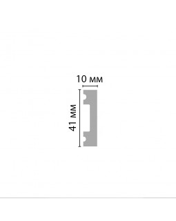 Молдинг гладкий Decomaster D162 ДМ (41*10*2000 мм)-foto2