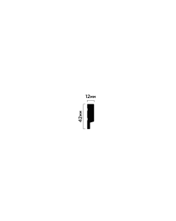 Финишный молдинг Hiwood LF124A Фитополимер 2700*42*12 мм-foto2