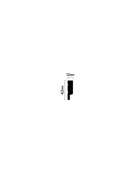 Финишный молдинг Hiwood LF124A Фитополимер 2700*42*12 мм-foto3