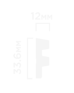 Финишный молдинг Hiwood LF129A Фитополимер 2700*33,6*11 мм-foto2