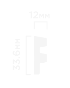 Финишный молдинг Hiwood LF129A Фитополимер 2700*33,6*11 мм-foto2