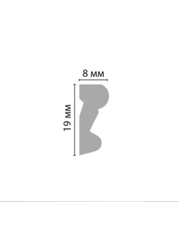 Цветной молдинг Decomaster D007-115 (19*8*2000)-foto2