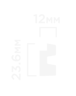 Финишный молдинг Hiwood LF129B Фитополимер 2700*23,6*11 мм-foto2