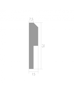 Наличник Ultrawood N 0009 ЛДФ 2440*75*15 мм-foto7