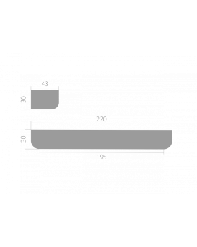 Декоративный элемент верхний Ultrawood D 4200 МДФ 220*30*43 мм-foto4