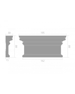 Декоративный элемент верхний Ultrawood D 4100 МДФ-foto4