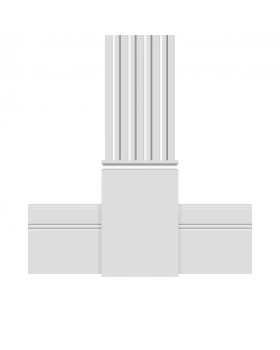 Декоративный элемент нижний Ultrawood D 4400 МДФ 250*165*18 мм-foto4