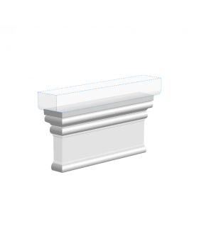 Декоративный элемент верхний Ultrawood D 4100 МДФ-foto2