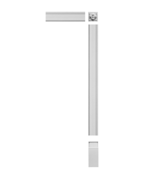 DX121-2300 Многофункциональный профиль Orac Decor Дюрополимер-foto2