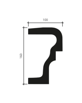 Европласт Подоконный элемент 4.82.001 Пенополиуретан 2000*160*100 мм-foto2