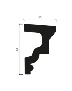 Европласт Подоконный элемент 4.82.201 Пенополиуретан 2000*94*60 мм-foto2