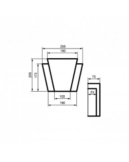 Замок Leptonika ZC 101 255*205*75 мм-foto2