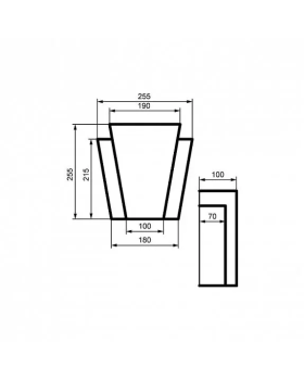Замок Leptonika ZC 102 255*255*100 мм-foto2
