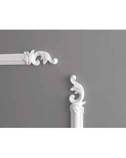 Завершающий элемент Decor Dizayn H1-DD35 LR Полиуретан 102*46*16 мм-foto3