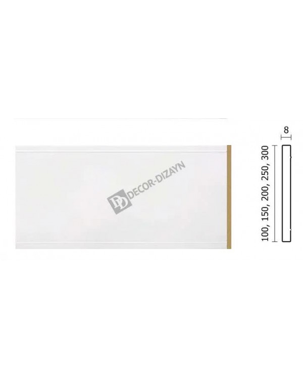 Панель Decor Dizayn B10-115 Полистирол 2400*100*8 мм
