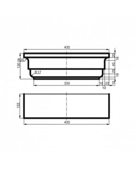 Пилястра Leptonika PC 108 капитель 430*130 мм-foto2