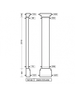 Европласт Пилястра 4.20.101 Пенополиуретан 2664*408*125 мм-foto2