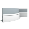 Плинтус гибкий Orac Decor SX118F Contour Полиуретан