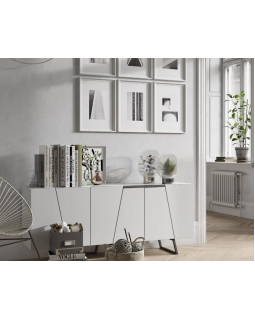 Плинтус Cosca AP05 под покраску МДФ с пазом 2400*70*16 мм-foto4