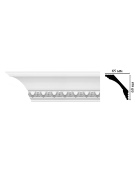 Плинтус Decomaster D100A (69*69*2000 мм)