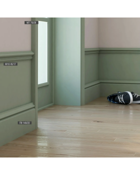 Плинтус Bello Deco П9 XPS Полимер 2000*140*22 мм-foto6