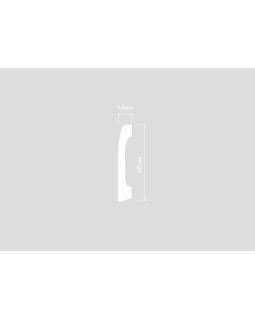 Плинтус Hiwood B70V2 Полистирол Под покраску-foto2