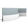 Плинтус гибкий Orac Decor SX155F Полиуретан