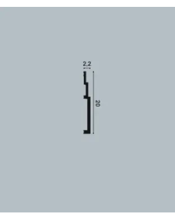 Плинтус Orac Decor SX181 High Line Дюрополимер-foto2