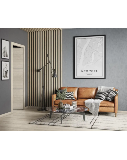 Плинтус Cosca AP09 под покраску МДФ с пазом 2400*80*16 мм-foto3