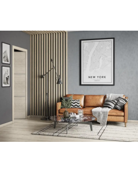 Плинтус Cosca AP09 под покраску МДФ с пазом 2400*80*16 мм-foto3