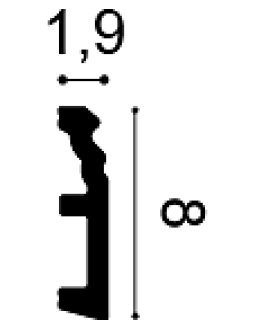 Плинтус Orac Decor SX195 Дюрополимер-foto2