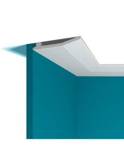 Плинтус P111, P112 Перфект Плюс XPS Полимер 2000*90/110*14/15 мм-foto3