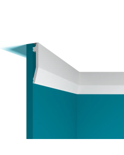 Плинтус P111, P112 Перфект Плюс XPS Полимер 2000*90/110*14/15 мм-foto2