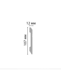 Плинтус напольный Decomaster D105 (107*12*2000мм)-foto2