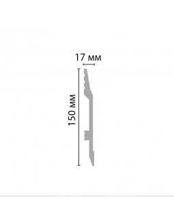 Плинтус напольный Decomaster D104 ДМ (150*17*2000мм)-foto2