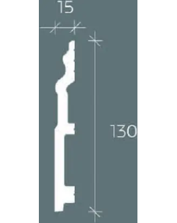 Плинтус Европласт 6.53.113 Композит 2000*130*15 мм-foto2